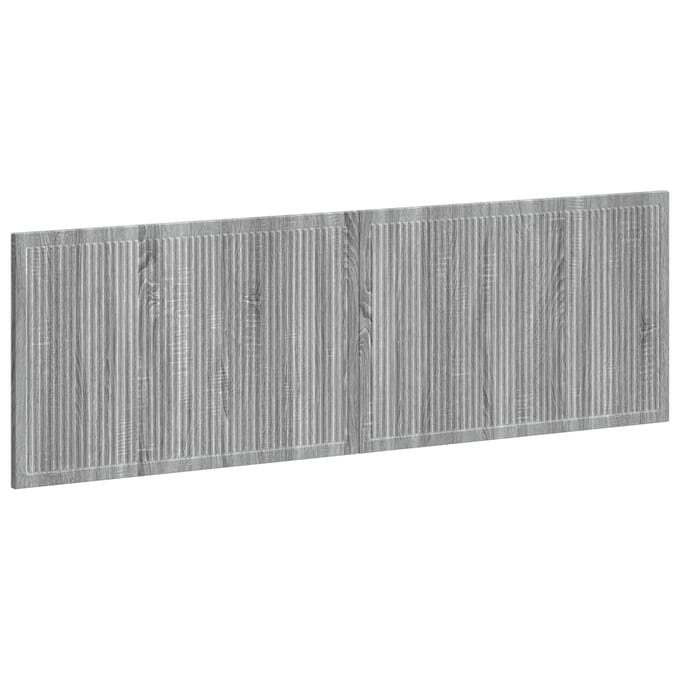 vidaXL - Wandgemonteerd - Hoofdbord - EDE - Grijs - Sonoma - Bewerkt - hout