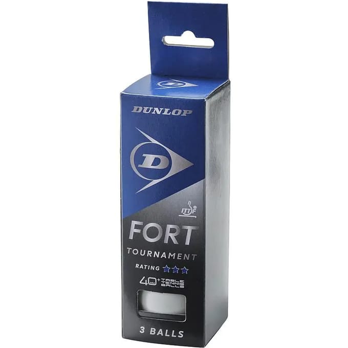 Tafeltennisbal Dunlop 40+ Fort Tournament TT (x3)