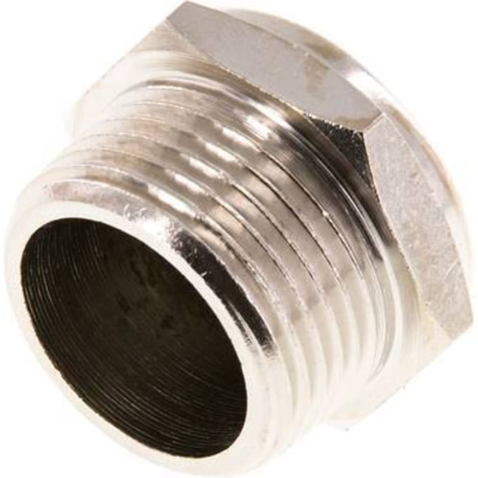 NPT 3/4'' Vernikkeld Messing Compact Pneumatische Geluiddemper 1.4301 Draadgaas