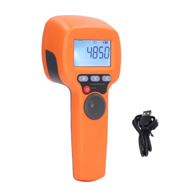 Digitale Handheld Stroboscoop Hoge Nauwkeurigheid Voorkomt Contact LED Flits Stroboscoop Snelheidsmeter voor HVAC