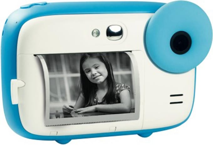 Agfa Photo Realikids Instant Cam - Kids Instant Print Camera - Blue