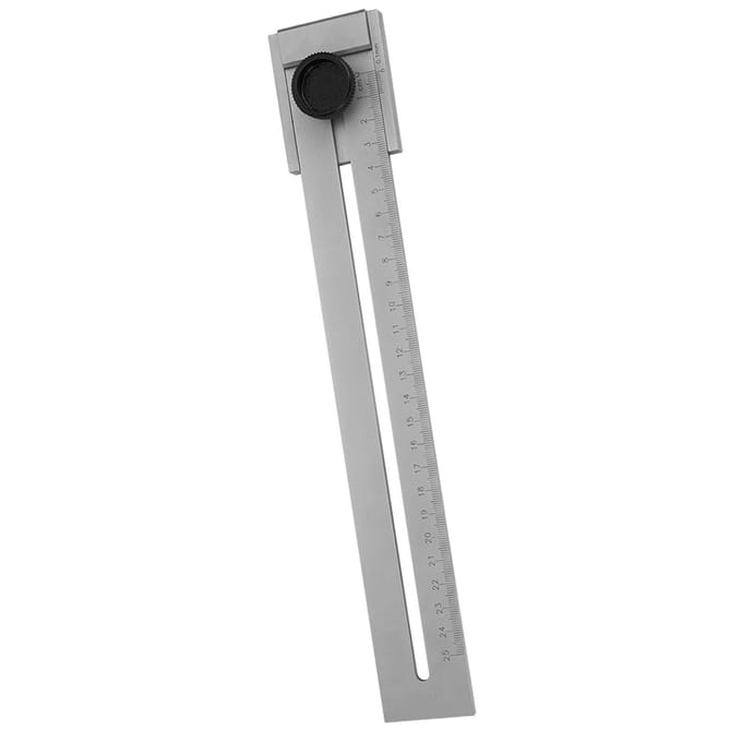 0250 mm Meetbereik Hoge Nauwkeurigheid Houtbewerking Markering Liniaal Meter Meetgereedschap wit