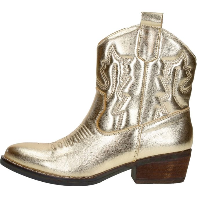 SUB55 Western boots Enkellaarsjes Hak - Goudkleur - Maat 36