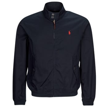 Windjack Polo Ralph Lauren KATOENEN TWILL JACK MET RITS EN TARTAN VOERING