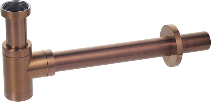 Ben Design sifon 1x1/4 inch geborsteld koper