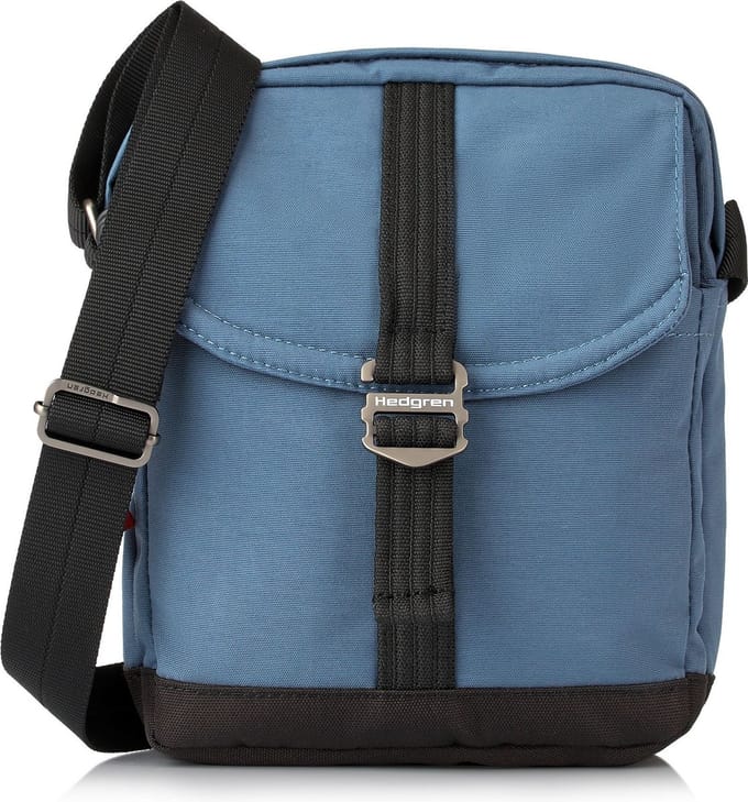 Hedgren Schoudertas Quest Fleet Vertical Crossover 10" Denim Blue Blauw
