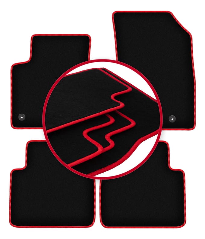 CARLUX-RED automatten voor: Opel Crossland X crossover (2017-)