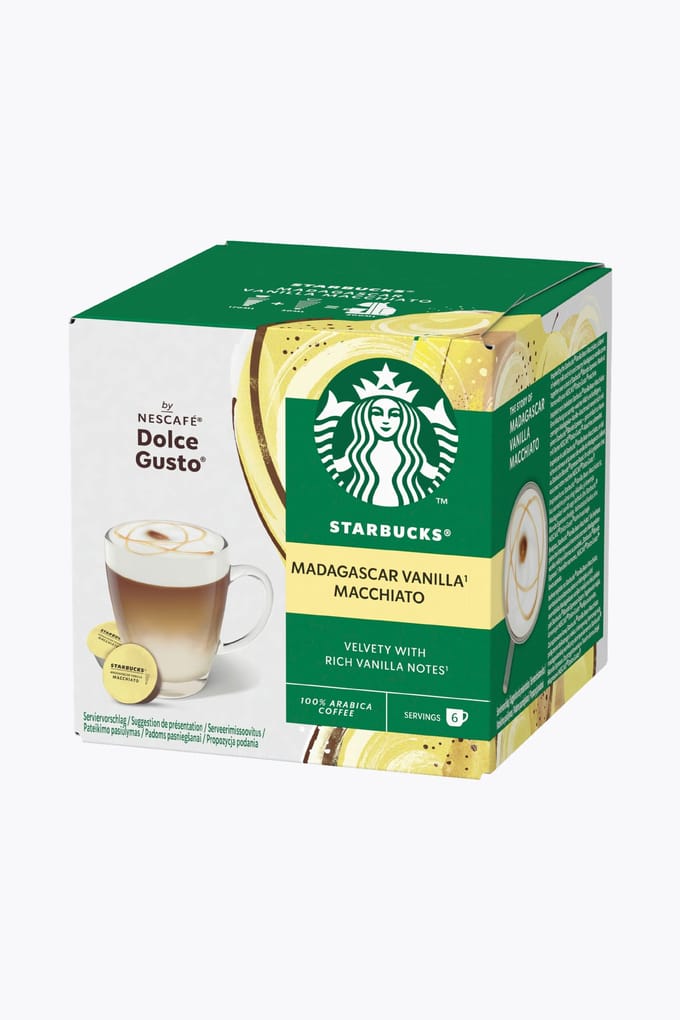 STARBUCKS® by NESCAFÉ® Dolce Gusto® Madagascar Vanilla Macchiato 12x11g