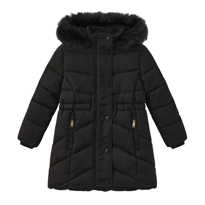 Firetrap Gewatteerd jassen voor meisjes (Zwart)