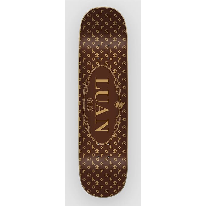 Flip Monograms Oliveira 8.125"x31.5" Skateboard Deck patroon