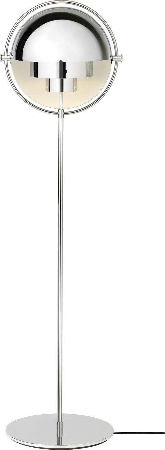 Gubi - Multi-Lite Vloerlamp - Chroom - chroomkleurig - zwart