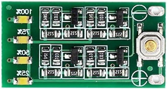 Batterij Indicator Module - Capaciteit Display - Accu Status Tonen - Breed Ingangsbereik - 3 Serie - Foto Kleur