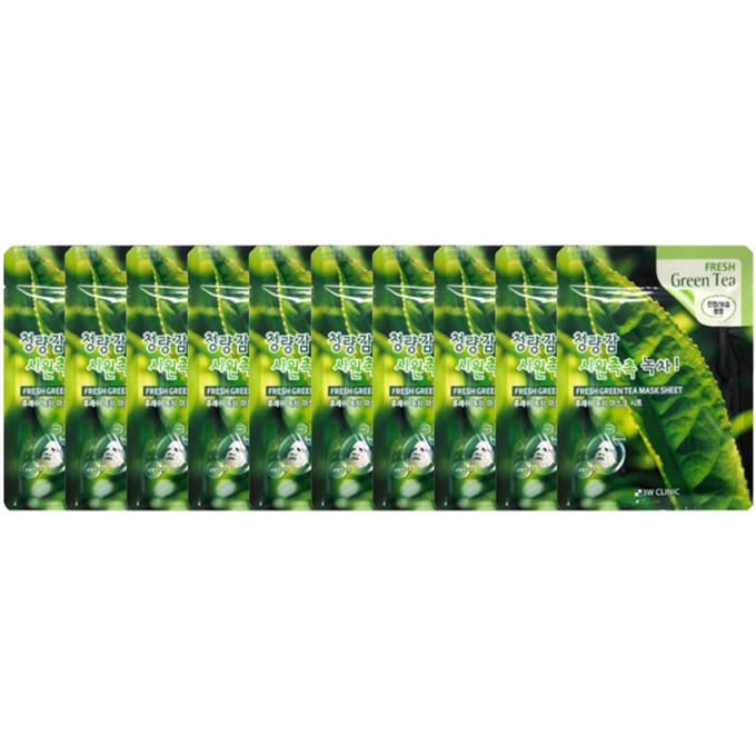 3W CLINIC verse groene theemaskervel (3 opties) #30 Sheets