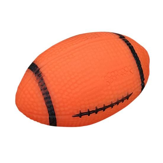 Pet Puppy Chew Bite Rugby Ball Squeaker Piepend Training Sound Toy Dog Gift pack-5