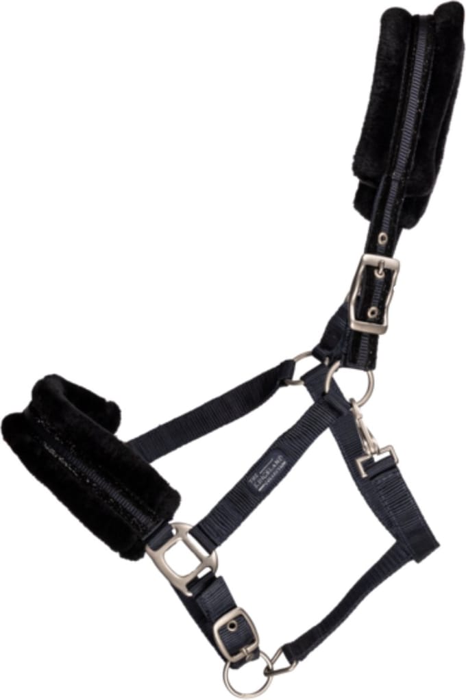 Kingsland - Blanca - Halster - met nep bont - Navy - Full