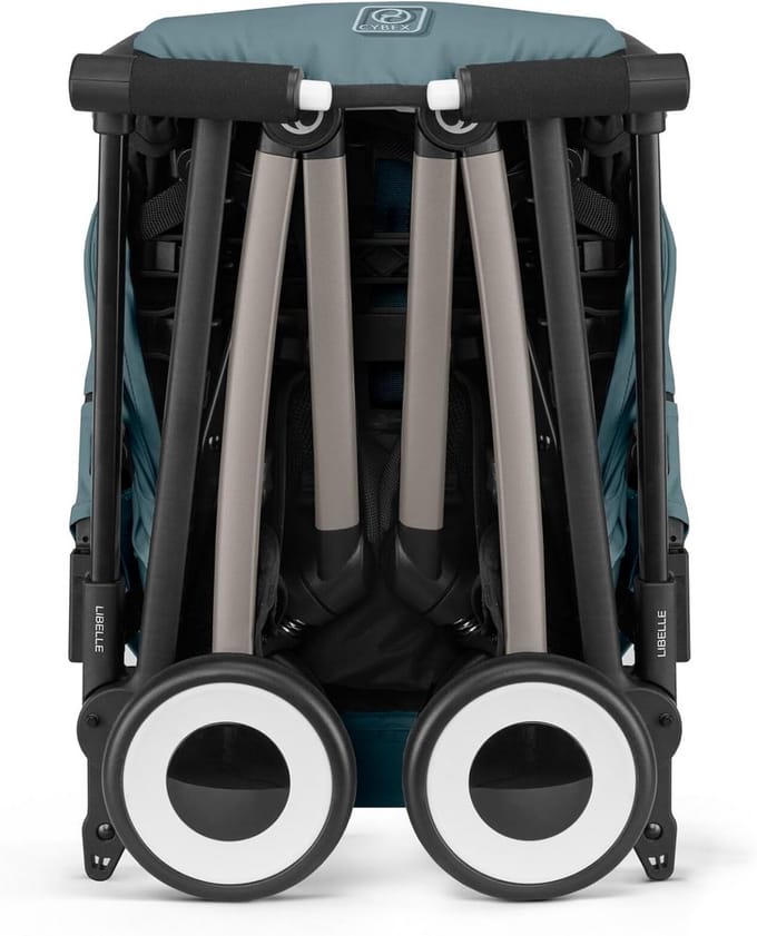 Opvouwbare Kinderwagen in Stormy Blue en Lichtblauw
