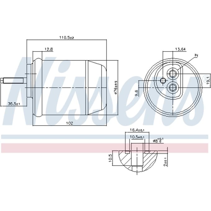 Droger, airconditioningsysteem NISSENS 95761