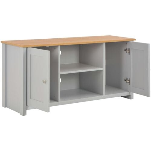 vidaXL - Tv-meubel - 120x39x58 - cm - grijs