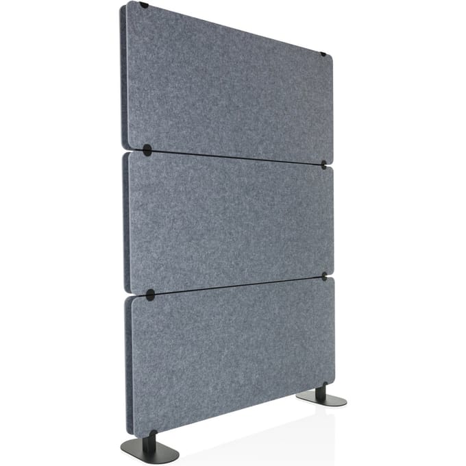 Akoestische scheidingswand / verplaatsbare wand FLEXMIUT EXTEND 175x120x30 cm PET grijs hjh OFFICE