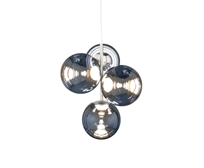 Tom Dixon Smeltkroonluchter Mini hanglamp - smoke