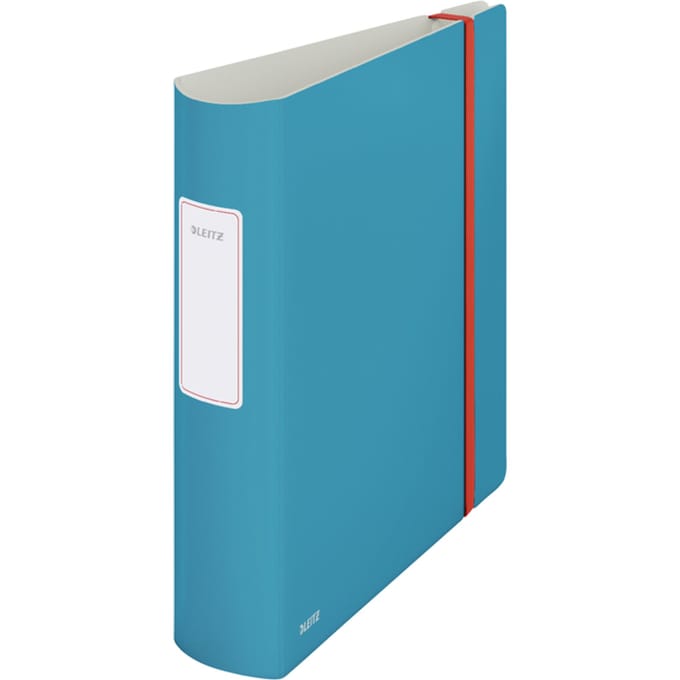 Leitz 180° Active Cosy Kunststof Ordner met Rugetiket - 2 Rings A4 - Rugbreedte van 82mm - Sereen Blauw