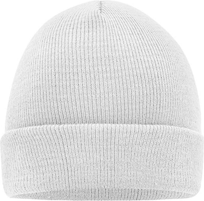 Myrtle Beach 'Knitted Cap' Beanie White