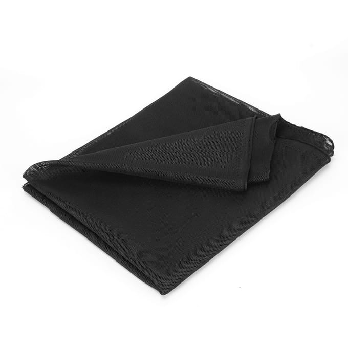 Luidspreker Grilldoek Waterdicht Ademend Luidsprekergrill Beschermer voor Geluidsluidspreker Zwart black