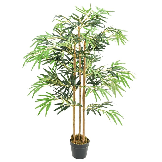 vidaXL - Kunstplant - bamboe - 730 - bladeren - 120 - cm - groen