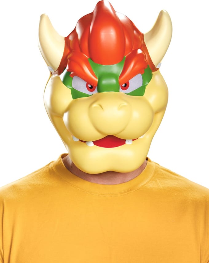 Vegaoo - Bowser Nintendo masker voor volwassenen