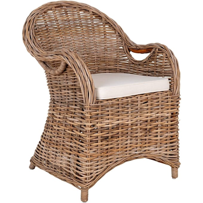 Set van 2 tuinstoelen Larisa rotan | House Nordic