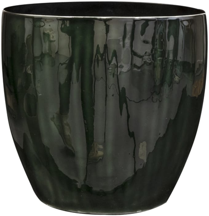 Ter Steege Bloempot Metaal Pine-Groen-Multicolour D 27 cm H 26 cm
