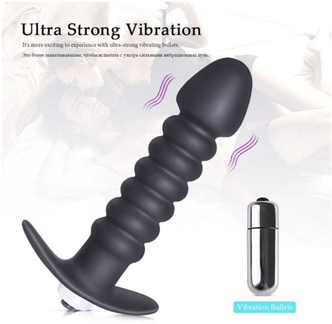 Buttplug-vibrerende dildo-anale-prostaat-g-spot-vibrator-massage-speeltje-voor-mannen
