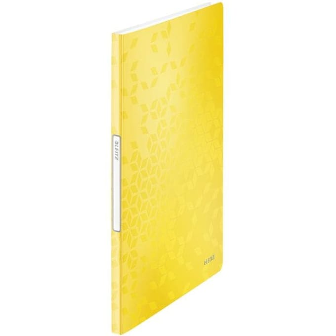 Leitz WOW Showalbum - A4 - PP - 20 Hoezen - Geel