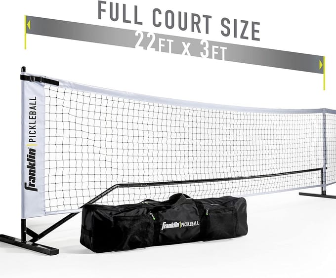 Pickleball Net Officieel Formaat - Stevig & Draagbaar Toernooi Net