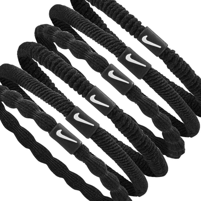 Nike 2024 Flex Haarbandjes (Set van 6) (Wit)