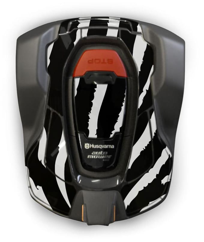 Automower sticker zebra 320/420/440