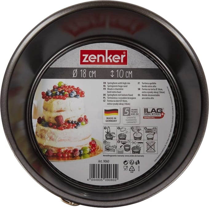 Zenker - Springvorm - Antiaanbaklaag - Ø 18cm