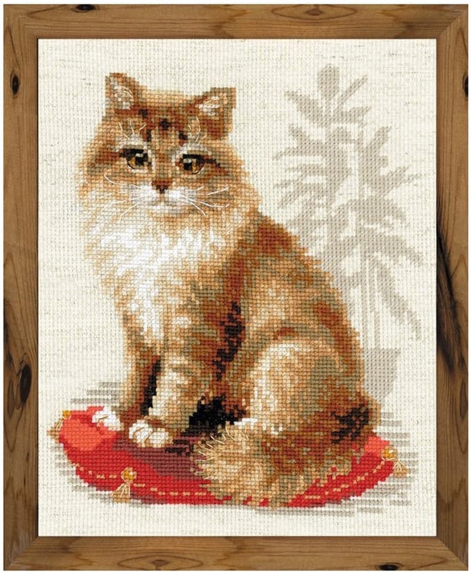Borduurpakket Kat