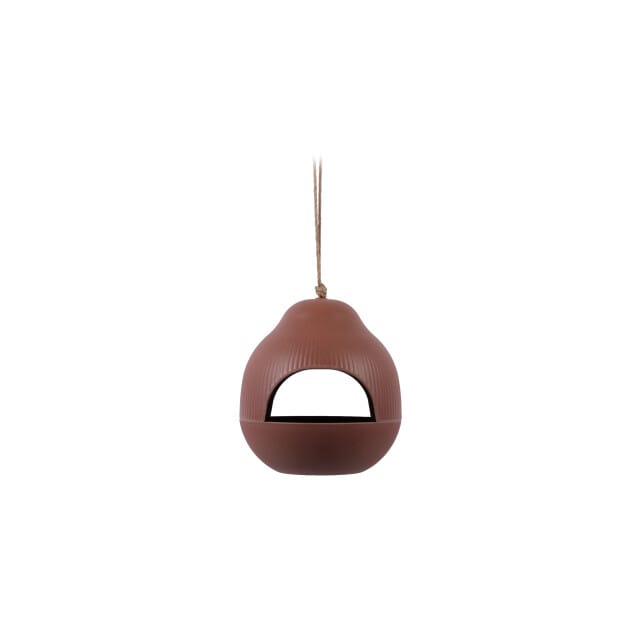 Present Time - Vogelhuisje Capullo - Rood - 18,2x18,2x19 cm