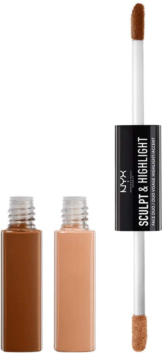 NYX Sculpt & Highlight Face Duo - SHFD04 Cinnamon-Peach