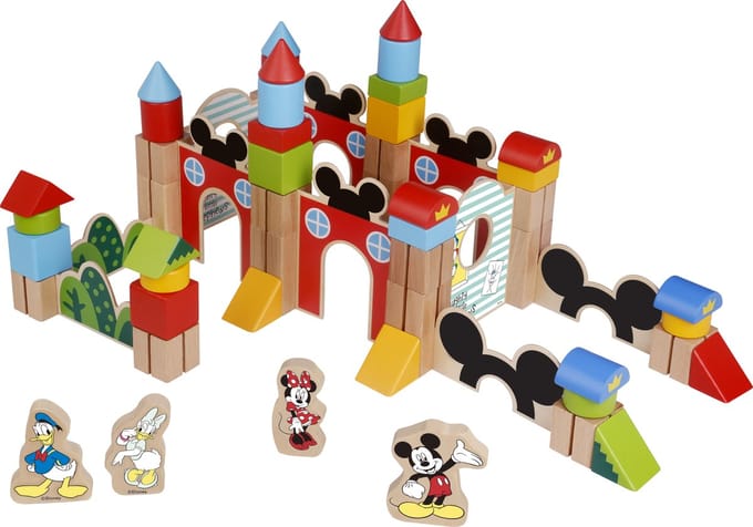 Disney Houten Blokken 60 stuks TY048