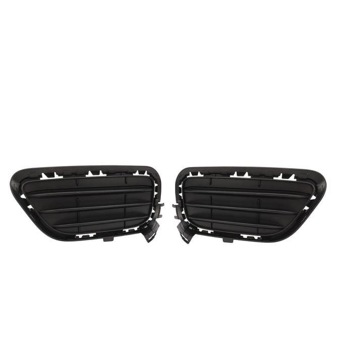 1 Paar Voorbumper Grille Cover 51117338513 Zijgesloten Grille Cover voor X3 F25 2014 tot 2017 black