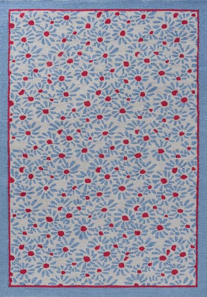 Laura Ashley Thorncliff Daisy Sky Blue 480308 - 140 x 200 cm