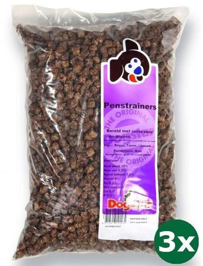 3x7,5 kg Dogstar penstrainers hondensnack