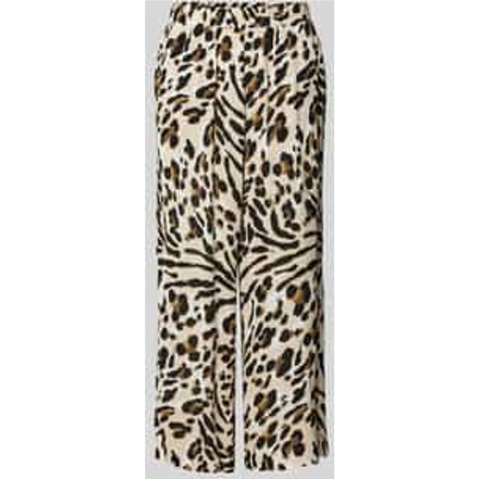 Wide leg culotte in kreuklook, model 'MARRAKECH'