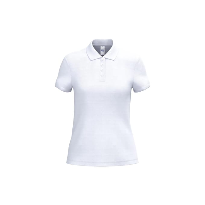 Biologisch pique polo voor dames iDeal Basic Brand