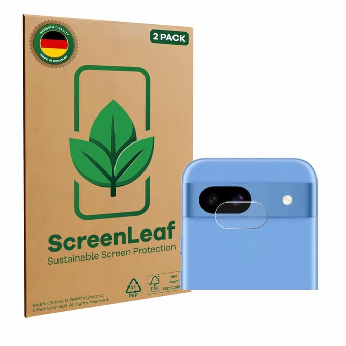2 Stuks Screenprotector voor Google Pixel 8a (ALLEEN Camera Lens) - Hoogwaardige Beschermfolie transparant