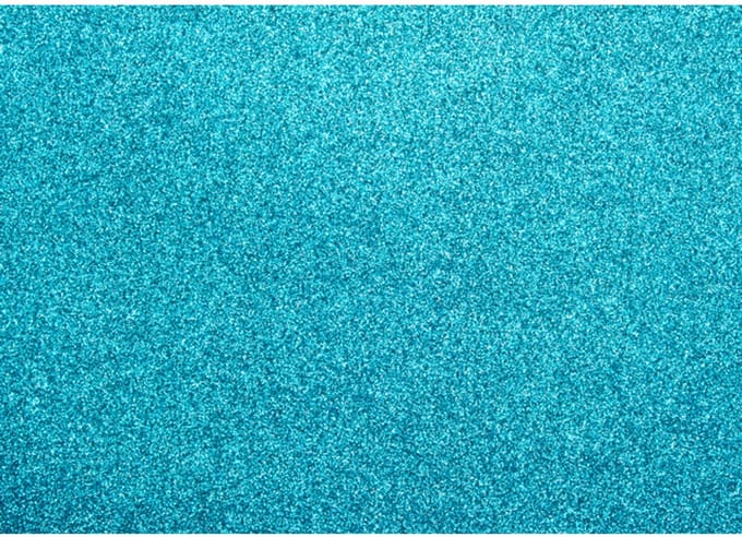 Kangaro glitterkarton - oceaan blauw - 50x70cm - pak 10 vel