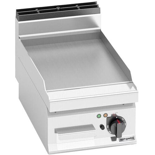 GGM Gastro Elektro Bratplatte - 4,8 kW - Glatt Zilver