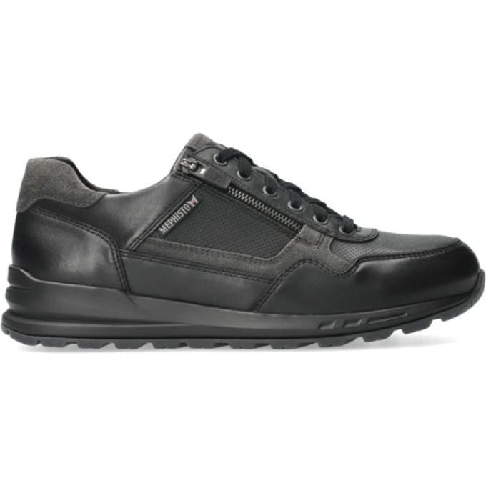 Mephisto Bradley - heren sneaker - zwart - maat 40 (EU) 6.5 (UK)